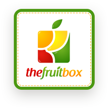 The fruit box logo stylized